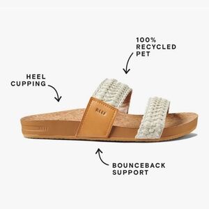 Reef Cushion Vista Thread Cork Slides 6